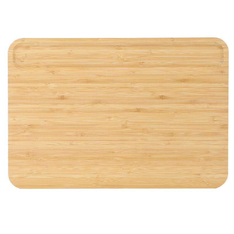 MegaChef 3 Piece Bamboo Cutting, Prep and Serving Boards