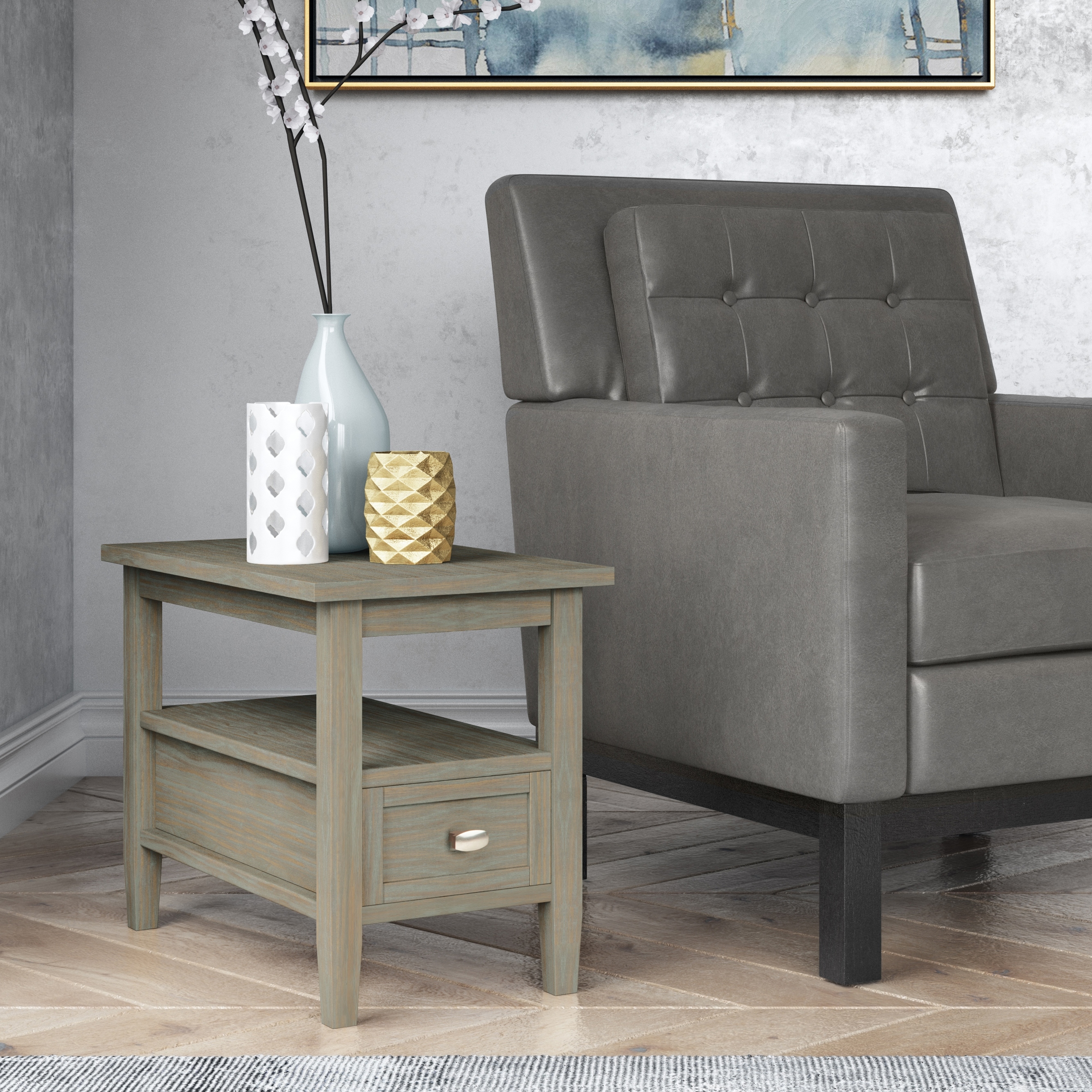 Shop Wyndenhall Norfolk Solid Wood 14 Inch Wide Rectangle Rustic