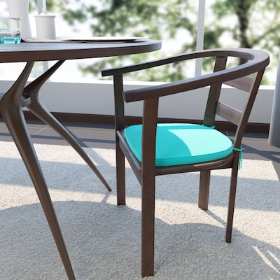 Memory Foam 15" U-Shaped Indoor Outdoor Dining Chair Pad Cushion for Kitchen Patio Garden (Set of 1, 2, 4 or 8)