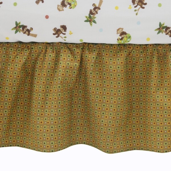 palm tree crib bedding