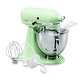 preview thumbnail 40 of 50, KitchenAid Refurbished Artisan® Series 5 Quart Tilt-Head Stand Mixer, RRK150 Pistachio