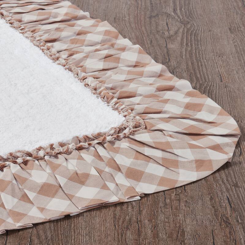 Annie Buffalo Portabella Check Bathmat 20x30