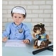 preview thumbnail 6 of 4, DolliBu Standing Marmot Police Officer Soft Plush with Cop Uniform - 8.5 inches
