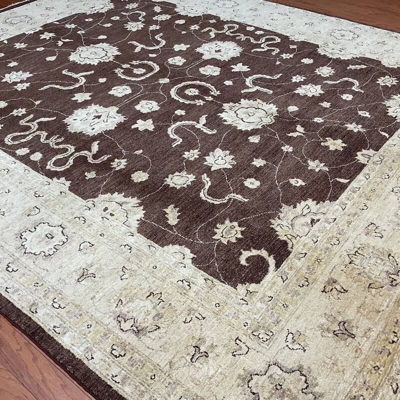 HERAT ORIENTAL Handmade 8'2 x 10' Oushak Wool Rug - 8'2" x 10'