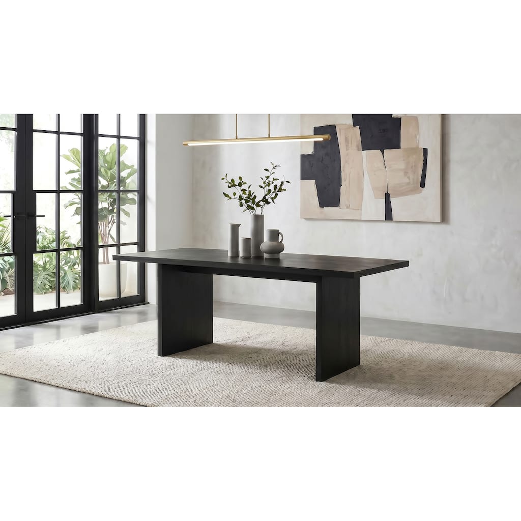 Decker 82-inch Rectangular Wood Dining Table