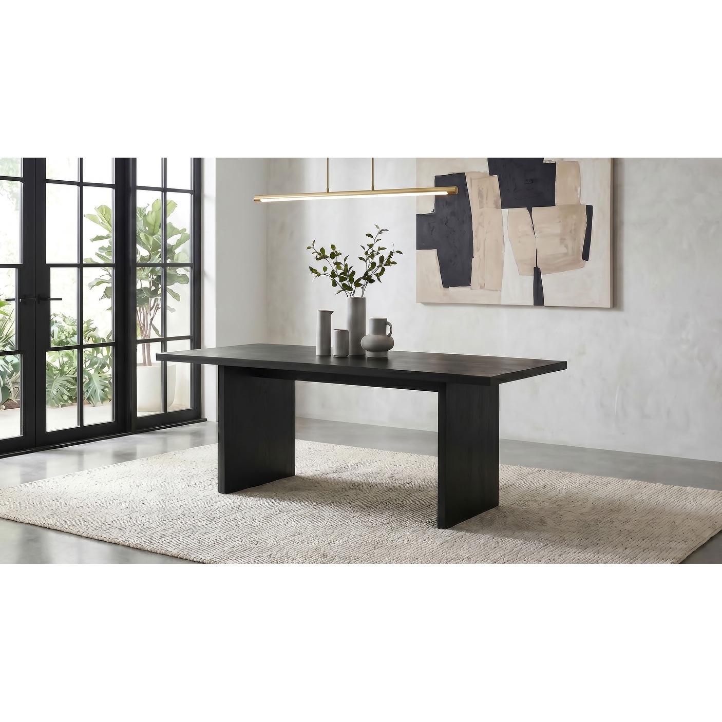 Decker 82-inch Rectangular Wood Dining Table