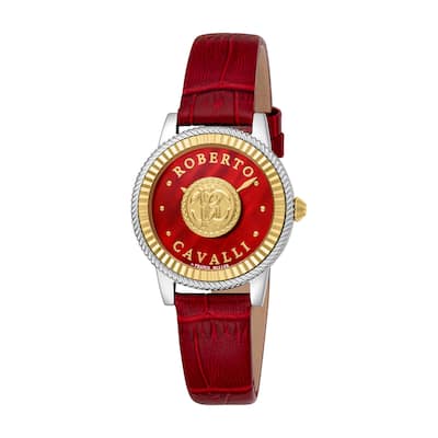 Roberto Cavalli by Franck Muller Women RV1L228L0031 Swiss Quartz Watch - Two-Tone