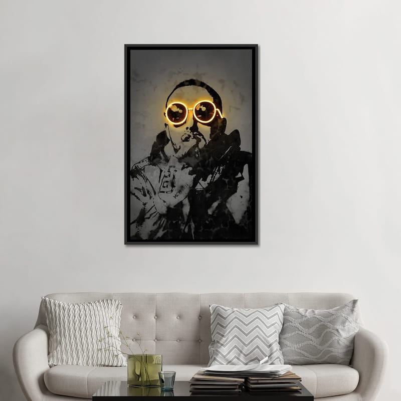 iCanvas "Mac Miller" by Octavian Mielu Framed Canvas Print