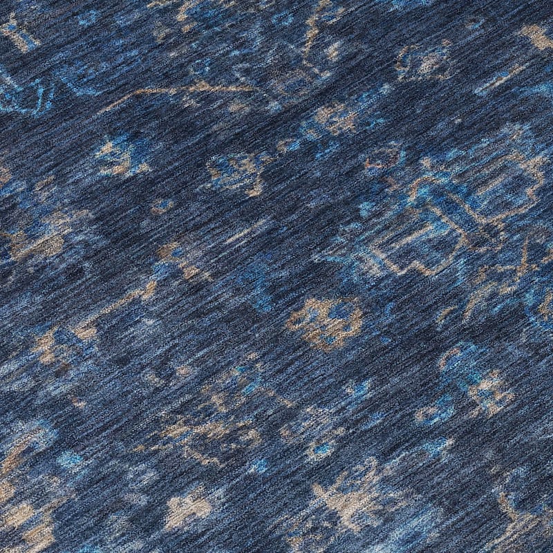 Machine Washable Indoor/ Outdoor Traditional Chelsea Chantille Rug