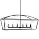 preview thumbnail 1 of 2, Uttermost Clayton 6-Light Linear Chandelier