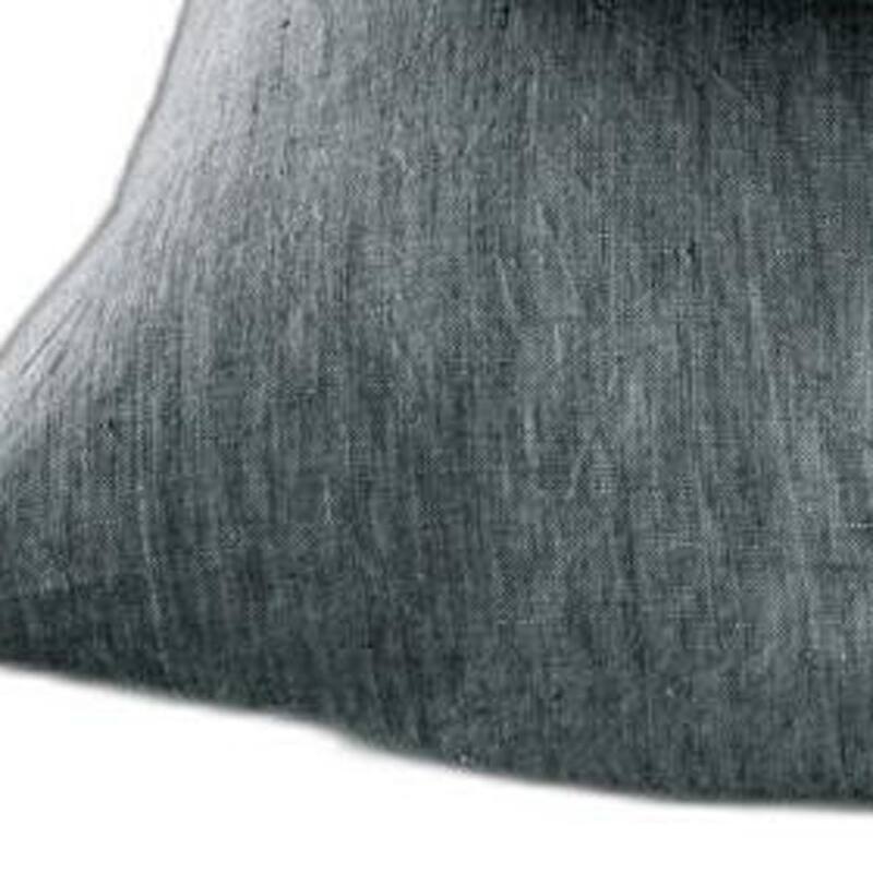 HomeRoots Four Piece Slate Gray Linen Sheet Set