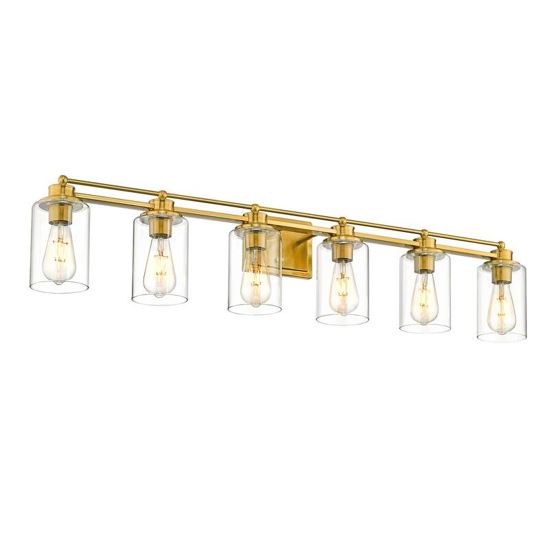 Bathroom Vanity Light,Wall Sconce Lamp Over Mirror with Clear Glass Shade