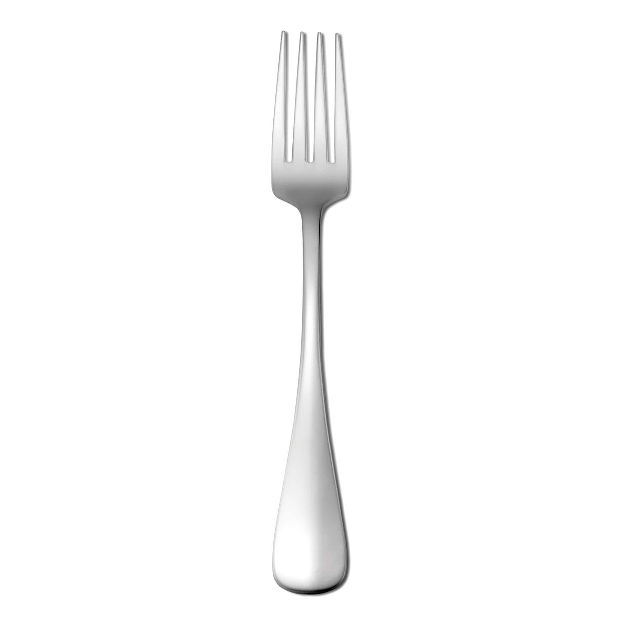 Oneida 18/10 Stainless Steel Baguette Table Forks, European Size (Set of 12)