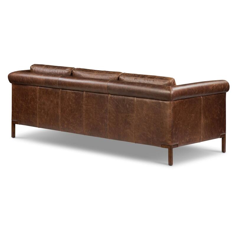 Poly & Bark Helston 89" Genuine Leather Sofa