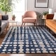 preview thumbnail 75 of 132, Premium Washable Super Soft Modern Connect Mayfield Rug Navy - 10' x 14'