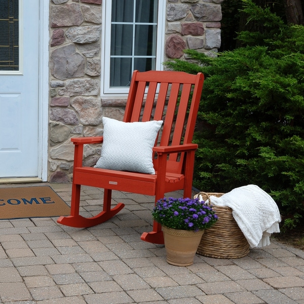 HIGHWOOD Eco-friendly Synthetic Wood Rocking Chair - On Sale - Bed