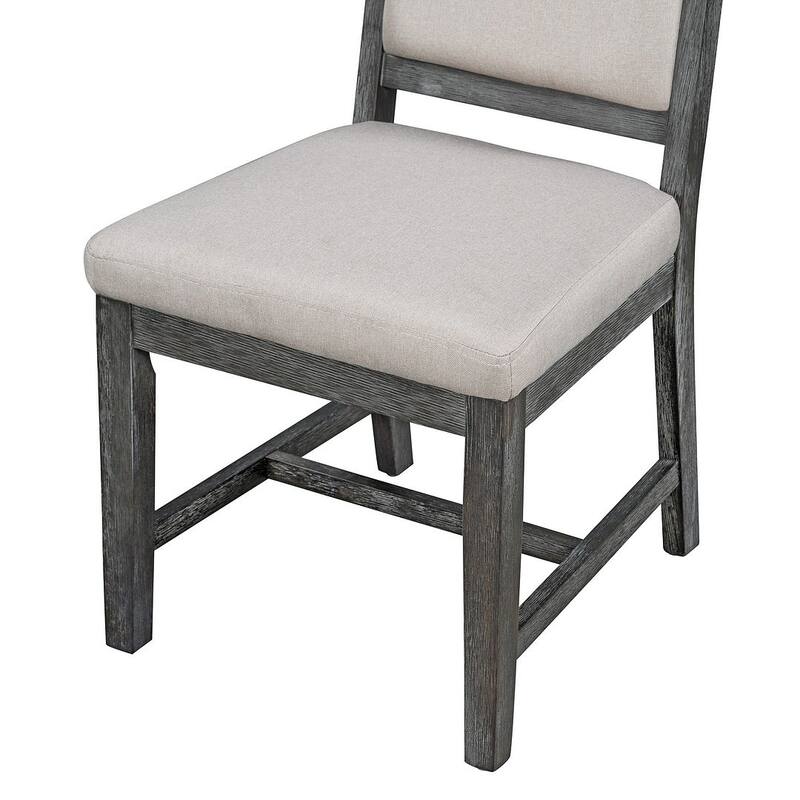 5 PCS Dining Set for 4 - Extendable Round Table with 4 Upholstered Chairs