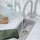 preview thumbnail 14 of 14, STYLISH 9 inch Single Bowl Undermount and Drop-in Stainless Steel Kitchen Sink - 9" x 17.75" x 5"