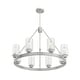 preview thumbnail 3 of 12, Hunter Hartland Wagon Wheel Chandelier - Dining Room, Kitchen, Entry - Modern Farmhouse, Industrial