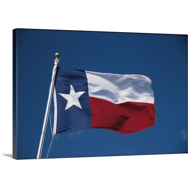 Shop Texas State Flag Canvas Wall Art Overstock 16859234