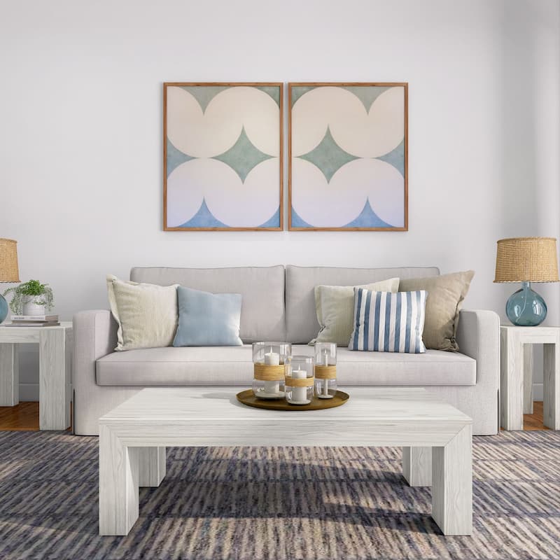 Plank and Beam Modern Rectangular Coffee Table - 48" x 24"