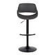 preview thumbnail 39 of 144, Silver Orchid Svellingen Adjustable Bar Stool with Rounded T Footrest - Set of 2