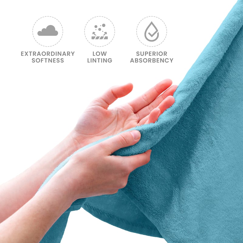 Martex 6 PC 100% Ringspun Cotton Towel Set Highly Absorbent & Soft
