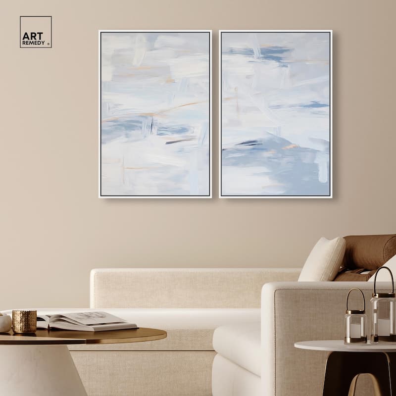 Frozen in Time I Canvas Set of 2 by Art Remedy