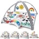 preview thumbnail 1 of 3, The Peanutshell Montessori Elephant 7-in-1 Activity Play Gym & Play Mat for Baby - Multi-Color