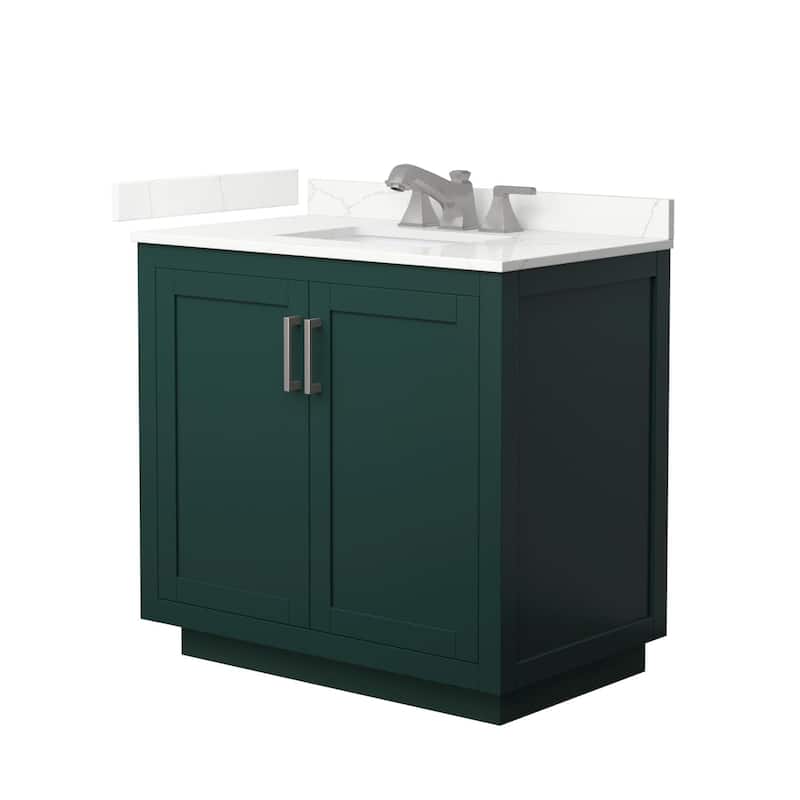 Wyndham Collection WCF292936S-QTZ-US3MXX Miranda 36" Free Standing