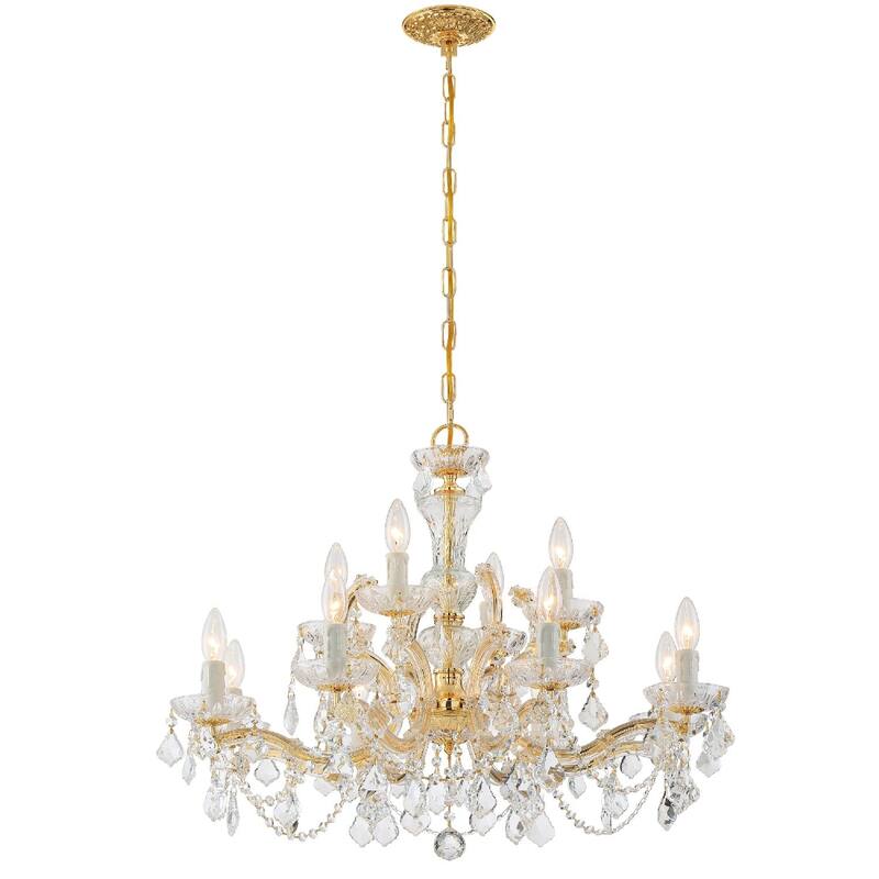 Crystorama Lighting Group Maria Theresa 12 Light 30" Wide Chandelier