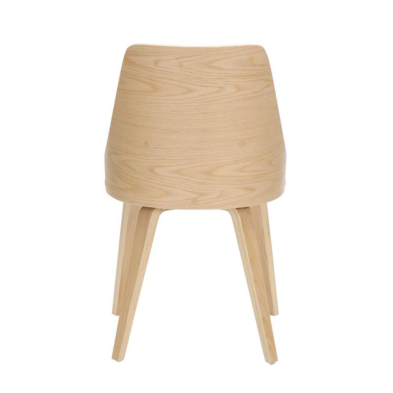 Carson Carrington Vallemala Mid-Century Modern Chair with Bent Wood Legs (Set of 2)