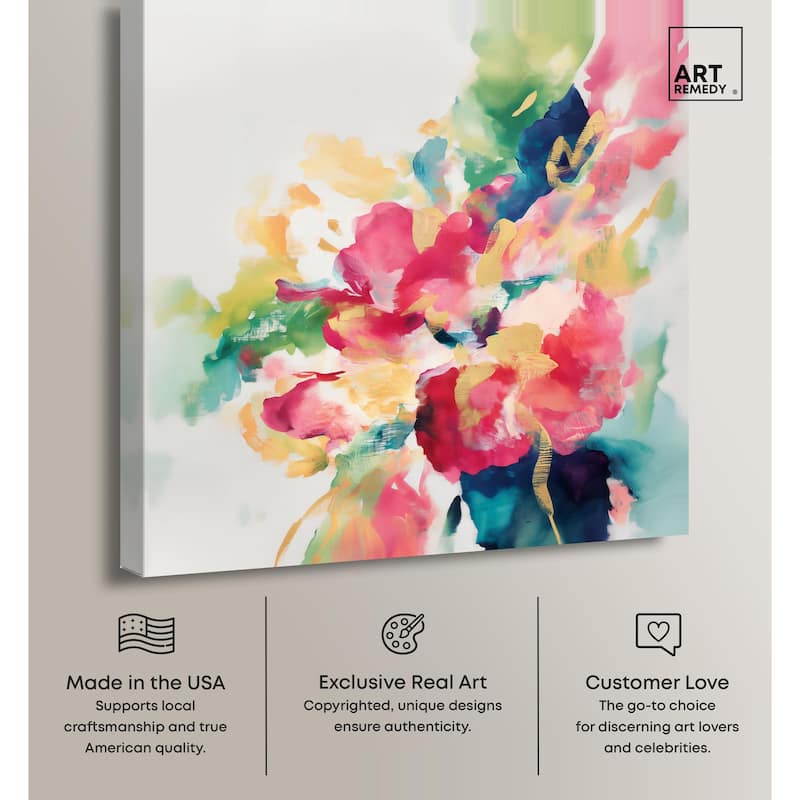 Essence of a Flower I Canvas by Art Remedy, Gallery Wrapped