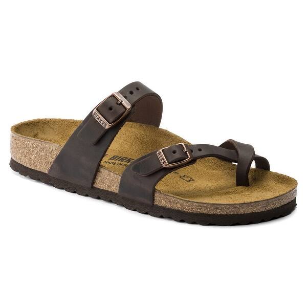 Birkenstock Mayari Womens Sandals Tobacco Oiled Leather Regular Width  0171321 - Bed Bath & Beyond