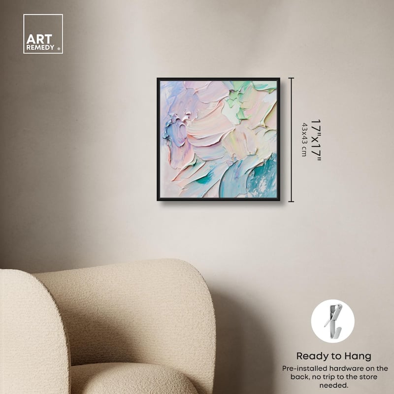 Flowing Mousse I Canvas by Art Remedy