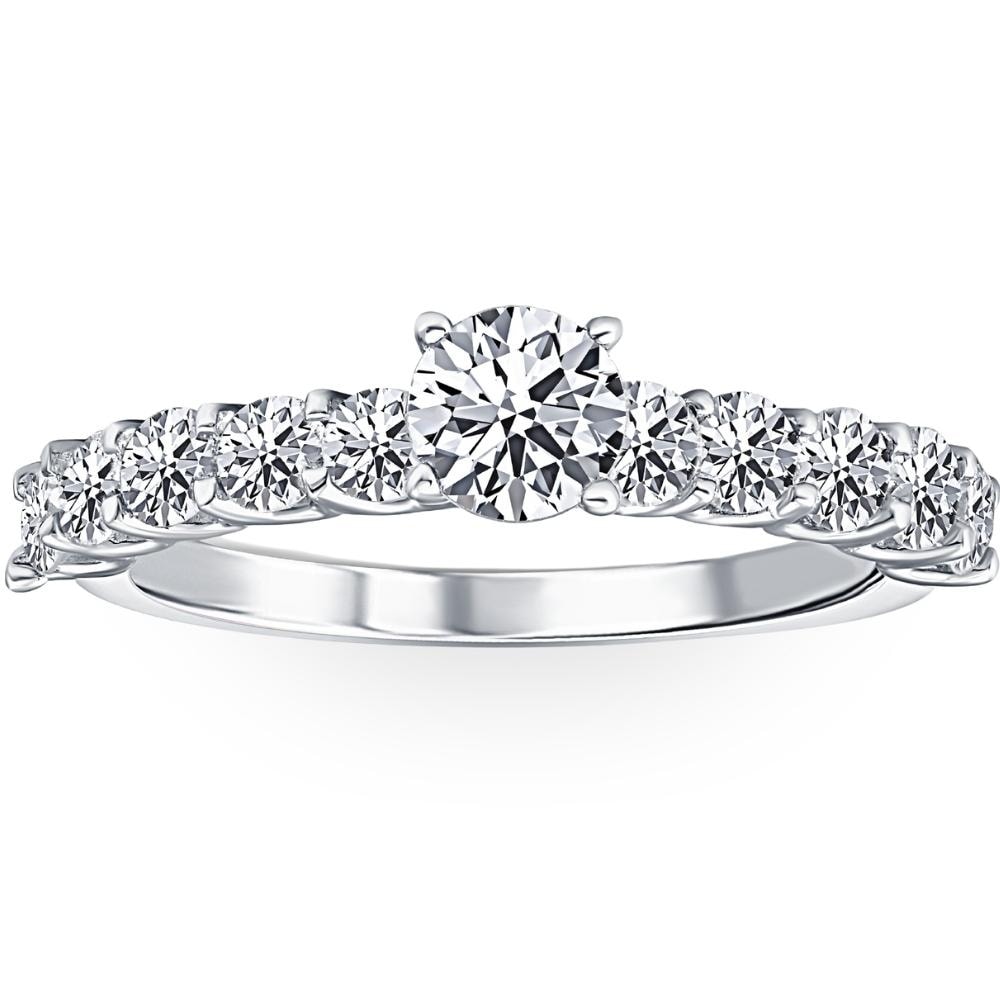 Bliss Diamond 1 Ct Diamond Engagement Ring in 14k White, Yellow, or Rose Gold