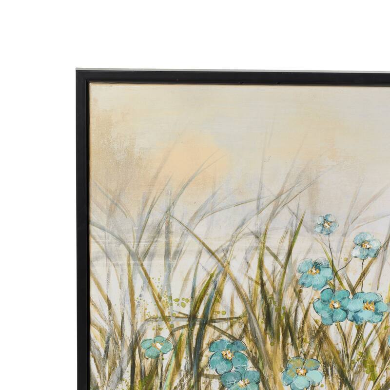 Captivating Ps Wood Framed Canvas Art