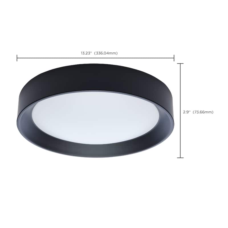 Nuvo Lighting 62/1695 Selene 14" Wide Flush Mount Drum Ceiling Fixture