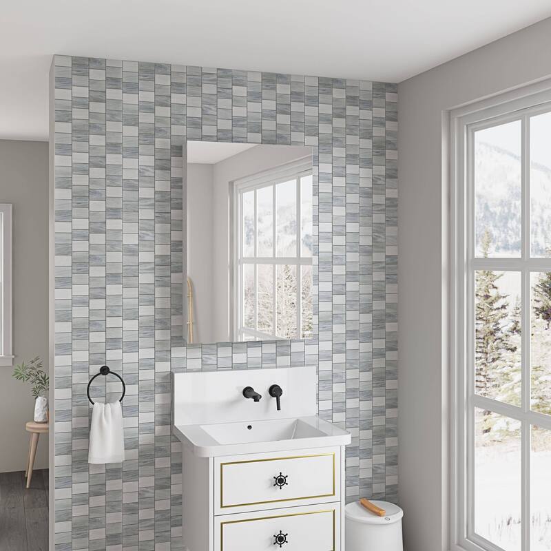 Frameless Bathroom Medicine Cabinet with Beveled Mirror Edges, Left Opening Door, Soft-Closing Hinges - 24X36 in Right opening door - White + Engineered Wood