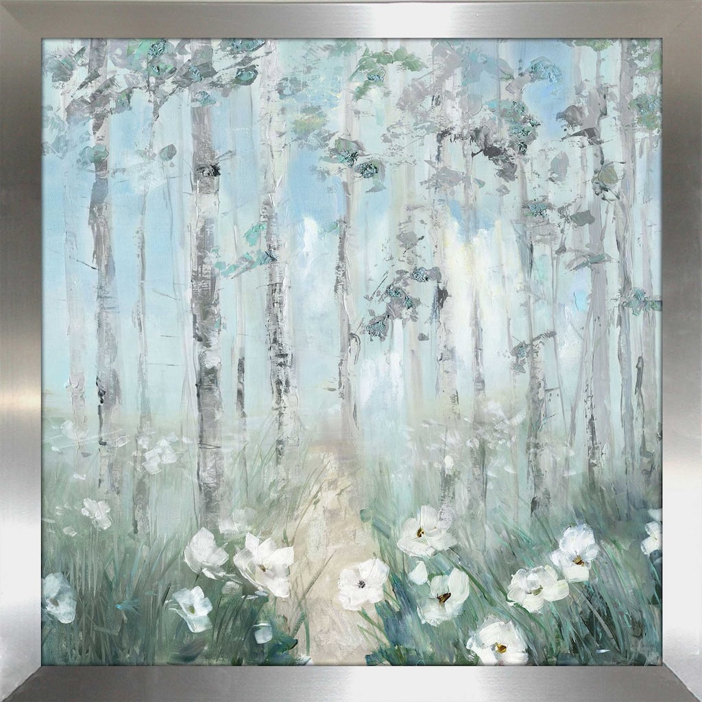 "Magical Birch Grove" by Sally Swatland Print on Acrylic