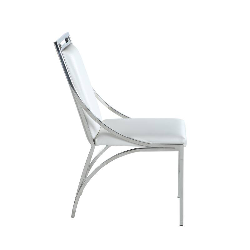 Somette Contemporary Open Frame Side Chair, Set of 2