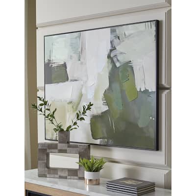 Signature Design by Ashley Vinick Green/White Wall Art
