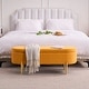 preview thumbnail 48 of 120, Velvet Storage Bench for Bedroom