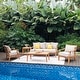 preview thumbnail 14 of 21, Cambridge Casual Chara Teak Outdoor Daybed with Cushion