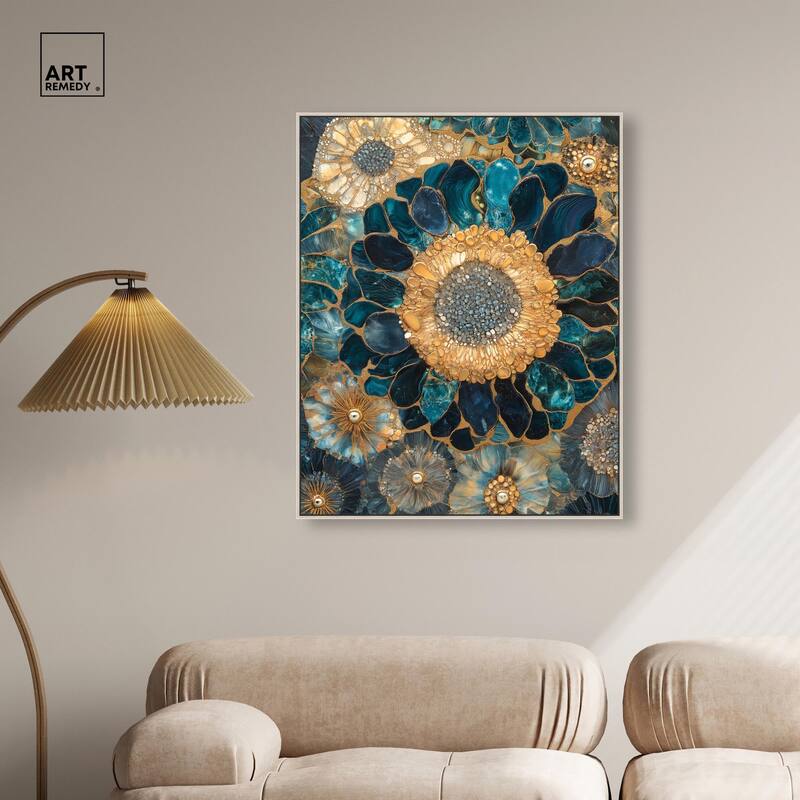 Opulent Geode II Canvas by Art Remedy