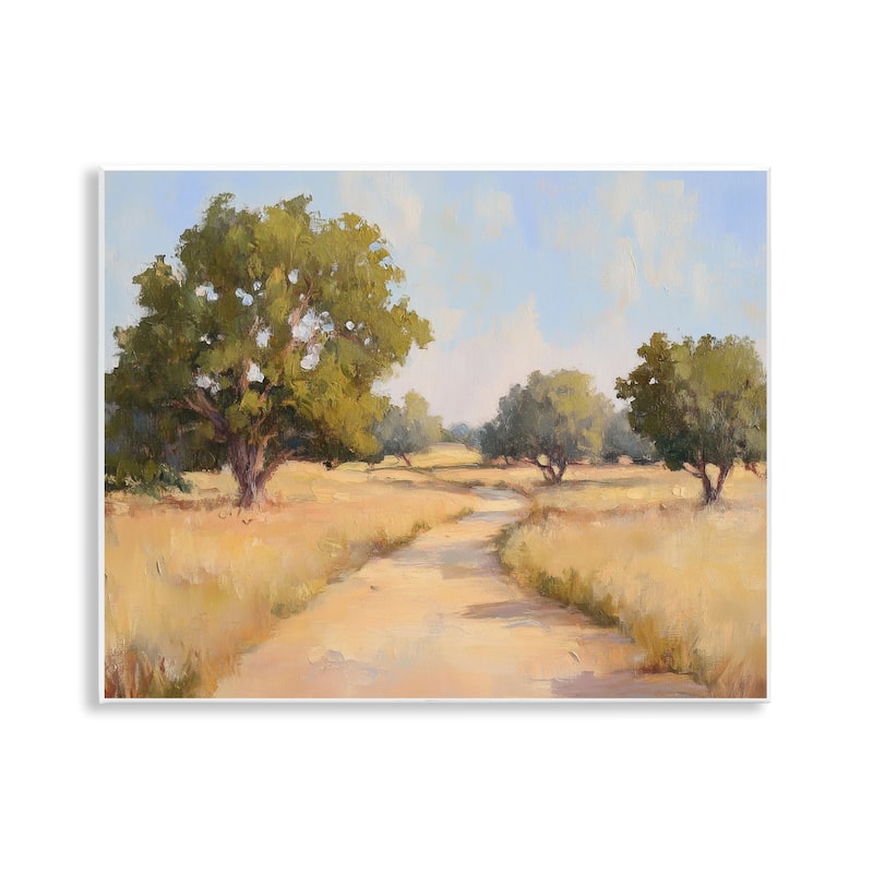 Stupell Getting Lost Natural Field Wall Plaque Art Design By Petal Prints Design - 14 x 11