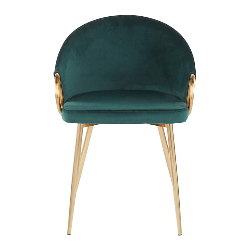 Silver Orchid Battista Upholstered Chair - Set of 2
