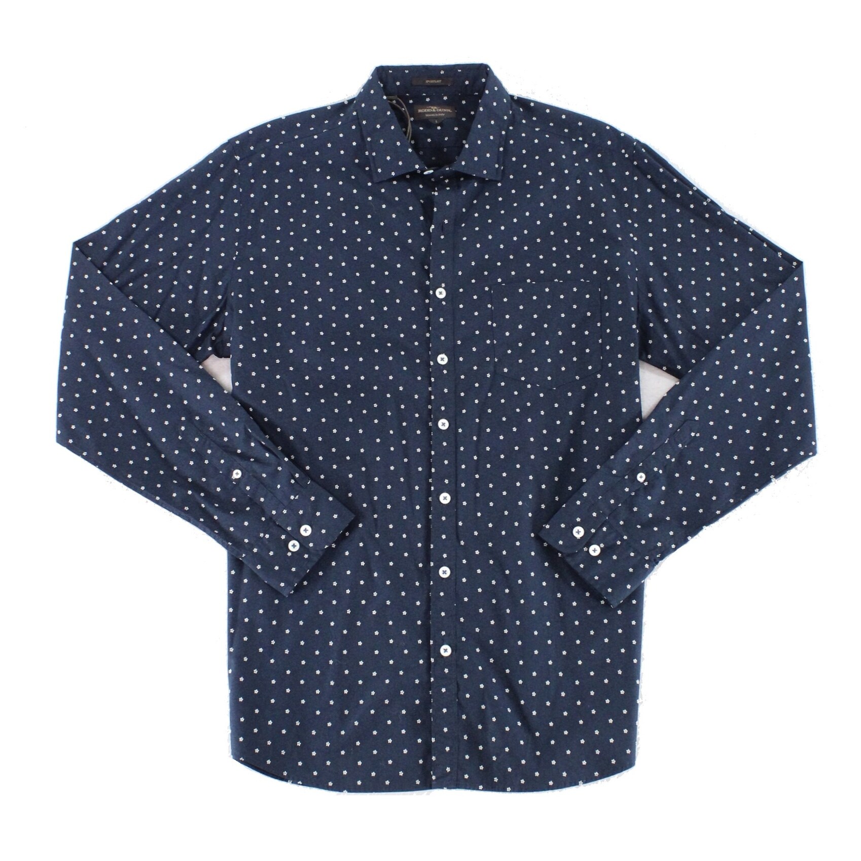 Shop Rodd Gunn Blue Mens Size Large L Floral Button Down Shirt