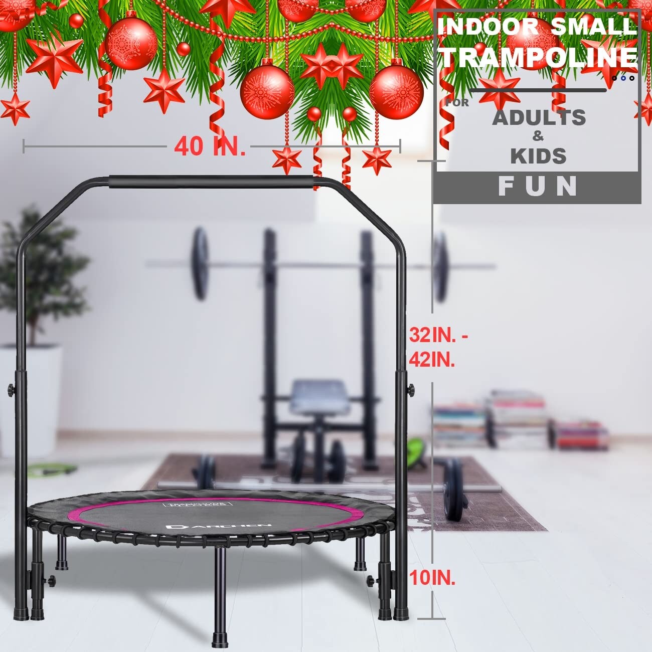 Mini trampoline 400 lbs online