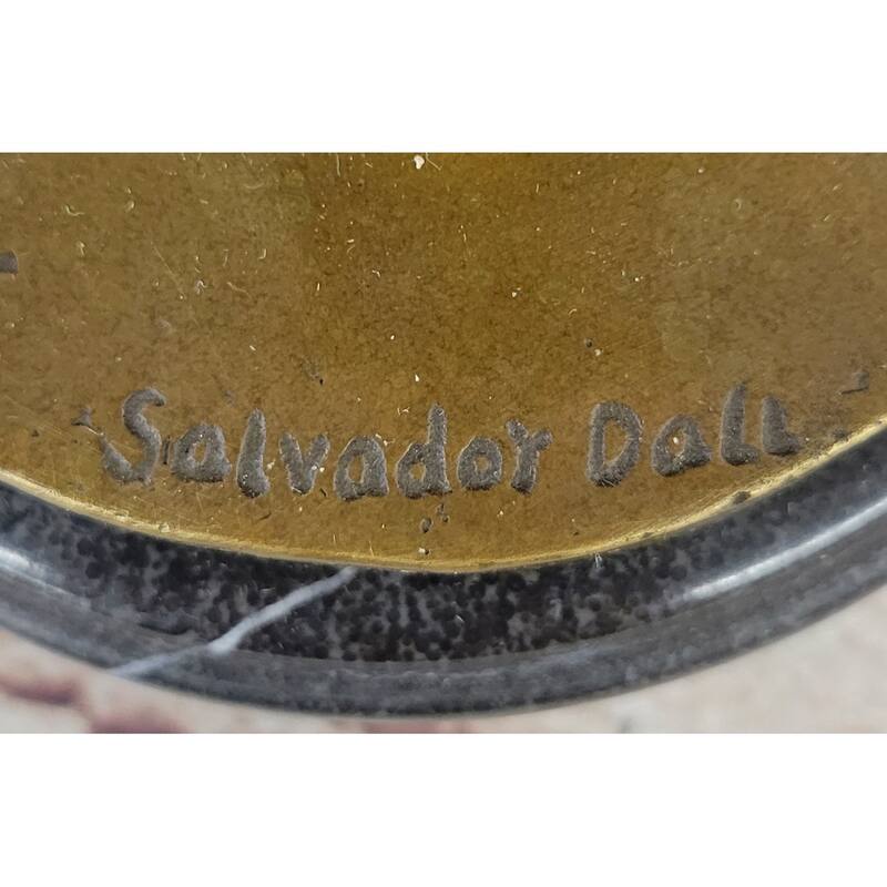 Abstract Cubism Geometric Figurative Bronze Sculpture Statue Dali Pico Tribute